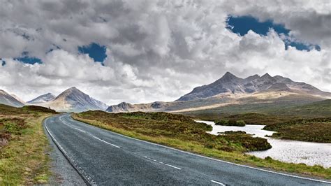 Wallpaper Isle Of Skye Scotland Europe Road Mountain