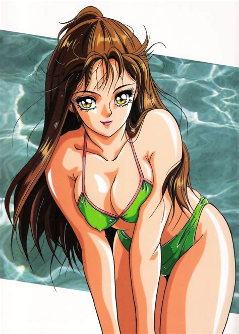 safebooru absurdres bikini bishoujo senshi sailor moon breasts cleavage green hair highres