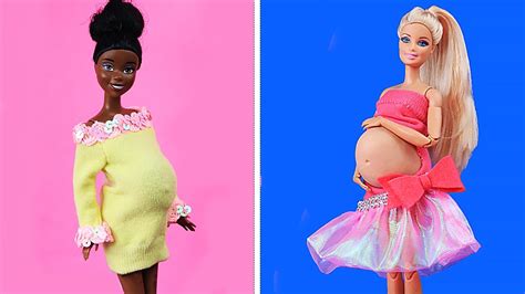 9 Super Easy Tricks How To Make Pregnant Dolls 🤰 Diy Barbies Hacks