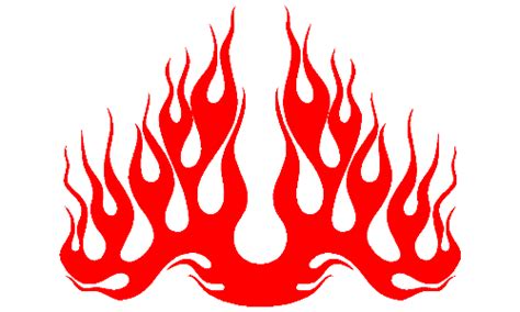 Flame Sticker Decal 055
