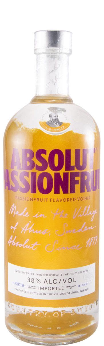 vodka absolut passion fruit 1l