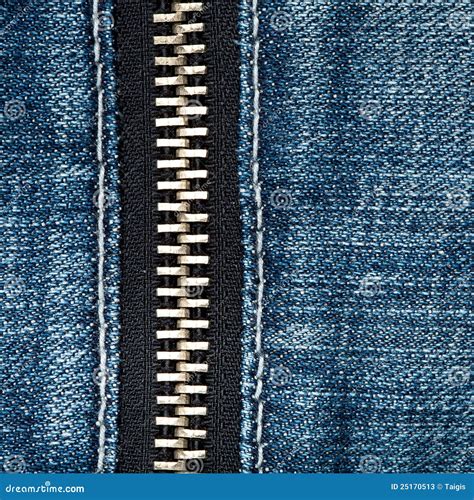 Zipper On Jeans Stock Photos Image 25170513