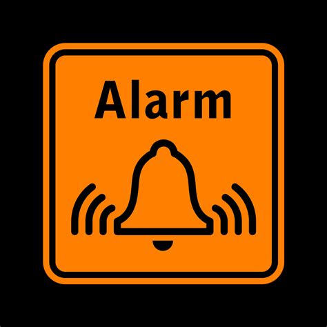 Alarm Sign Go From Stress To Success