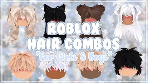 Aesthetic Roblox Hair Combos For Girls And Boys With Codes Links