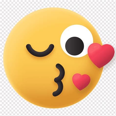 Emoji Kiss Love Icon Png PNGWing