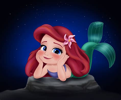 Ariel The Littlest Princess By Artistsncoffeeshops Ariel Mermaid