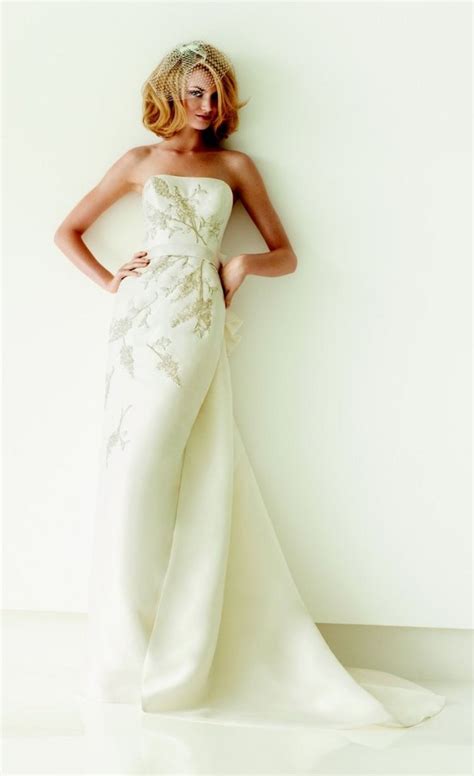 Top 3 Wedding Dresses Of The Week Sheath Edition Glamour