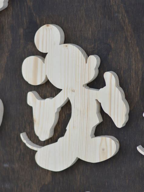 Mickey Mouse Disney Wood Cutout Etsy In 2020 Wood