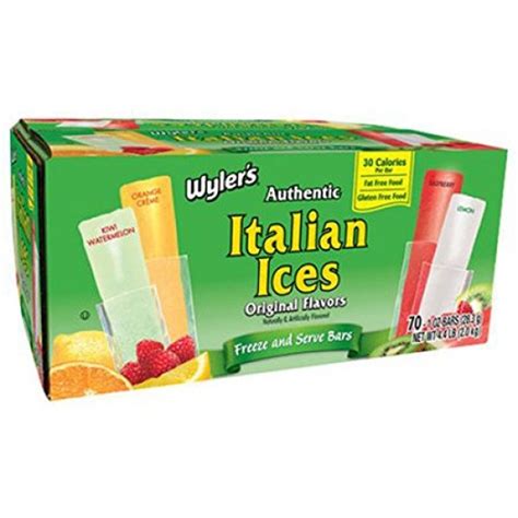 Wyler S Authentic Italian Ice Freezer Pops Original