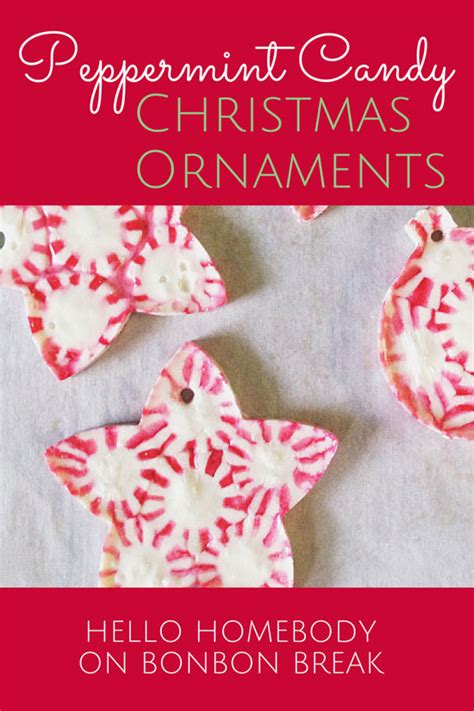 Diy Peppermint Candy Christmas Ornaments