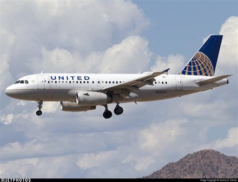 N803ua Airbus A319 131 United Airlines Jeremy D Dando Jetphotos