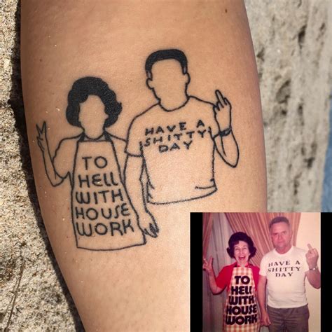 Grandma & Grandpa - by Eli Wood at Lombard Street Tattoo in Portland