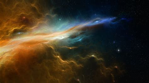 Wallpaper Sunlight Colorful Digital Art Sky Space Art Nebula