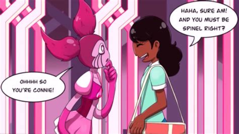 spinel meets connie steven universe comic dub animations youtube
