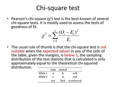 Ppt Chi Square Test Powerpoint Presentation Free Download Id768344