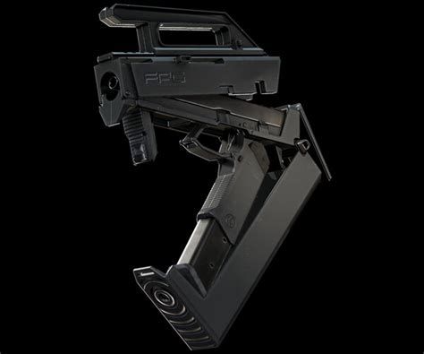 Artstation Magpul Fmg9 Unwrapped 3d Model Resources
