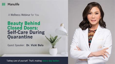 Manulife Philippines And Dr Vicki Belo Team Up To Share Self Care Advice For Filipinos Orange