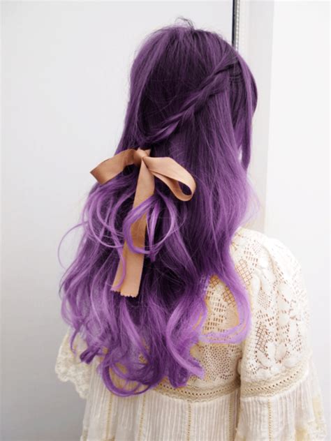 Hot Purple Hair Chalk For Fashion Girls