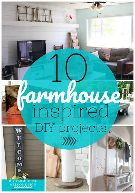Ginger Snap Crafts 10 Farmhouse Inspired Diy Projects