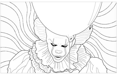 Les clowns du cirque en coloriage ! Coloriage Horreur Nice Coloriage De Clown Tueur A Imprimer ...