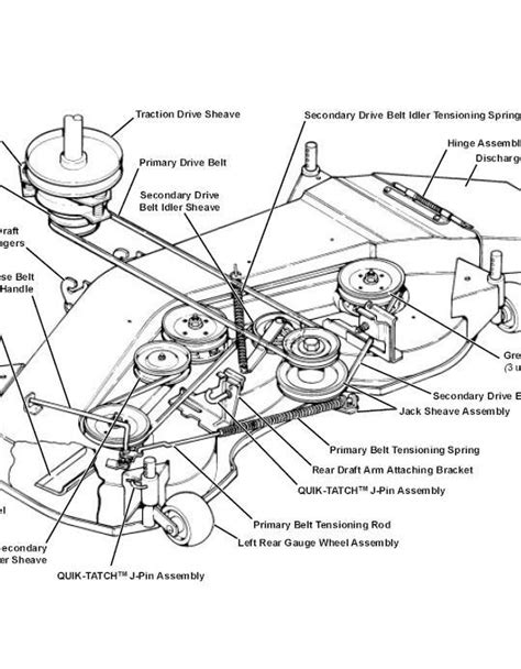 I Need A Schematic For The Belt Placement For A Deer Lx188 Mower 48 Inch