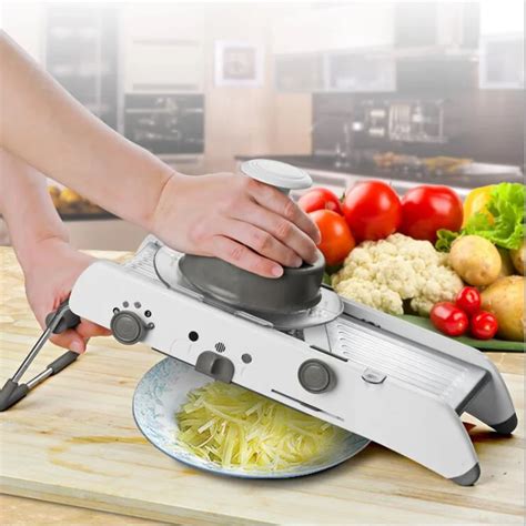 Multifunctional Kitchen Manual Vegetable Slicer Fruit Cutter Adjustable