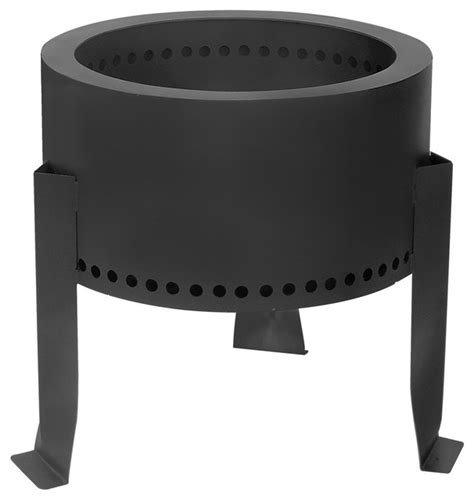 The problem with the solo stove fire pit is that it was rather hard to create fire with it. Flame Genie Wood Pellet Fire Pit - Contemporary - Fire ...