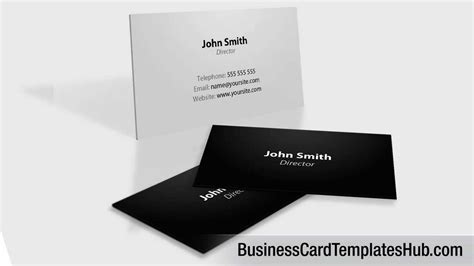 Simple And Elegant Business Card Template Youtube