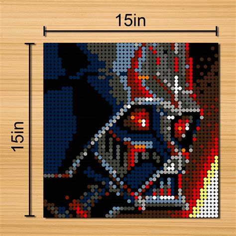 Black Warrior Pixel Art Star Wars Moc 90135 With 2304 Pieces Moc