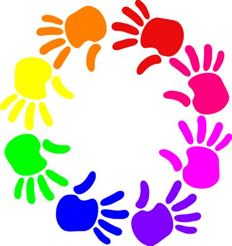 Circle Of Hands Clip Art At Vector Clip Art Online Royalty