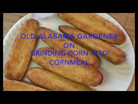 In this video, learn how to grind dried corn into cornmeal. CORN - HOW TO GRIND INTO CORNMEAL, MAKING CORNBREAD & COOKING KALE (OAG 2016) - YouTube