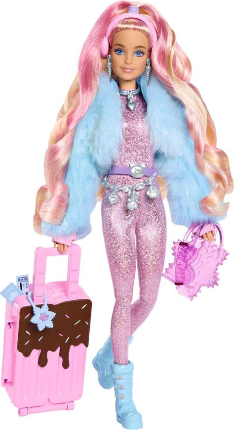 Mattel Barbie Extra Look Neve Barbie Extra HPB16 Bambola Extra Look Neve