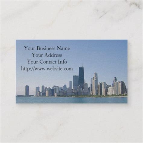 See more ideas about cards, paris skyline, paris cards. The Chicago Skyline Business Card | Zazzle.com | Chicago skyline, Skyline, Chicago