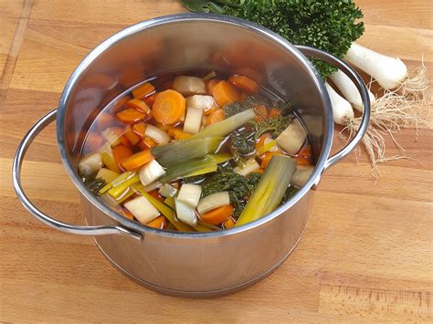 Recette de bouillon de légumes healthy