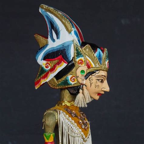Wayang Golek puppets - 7 different characters - West Java Indonesia