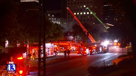 Slc Firefighters Rush To Extinguish Blaze At Downtown Building