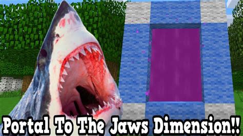 Minecraft How To Make A Portal To The Jaws Dimension Killer Shark