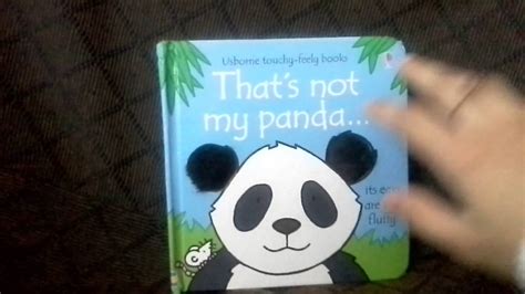 Thats Not My Panda Usborne Touchy Feely Children Books Youtube