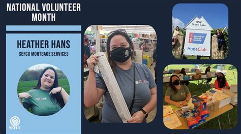 Sefcu Credit Union On Twitter During Nationalvolunteermonth We Are