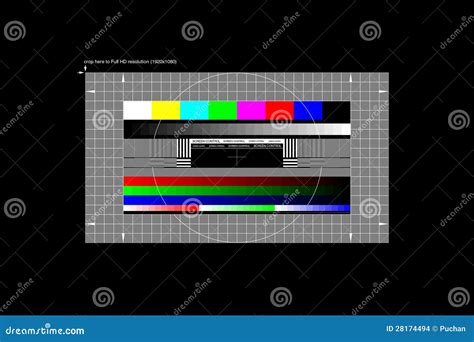 Full Hd Test Pattern Stock Images Image 28174494