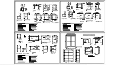 Residential Furniture Detail Drawing In Dwg Autocad File Furniture