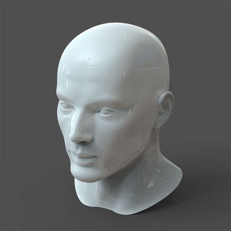 Cad Male Head Model M2p1d0v1head And Vr Headset Template 3d Model 3d