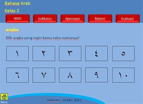 Bilangan atau hitungan dalam bahasa arab disebut dengan istilah 'adad العدد dan yang dihitung disebut dengan istilah ma'dud المعدود. Media Pembelajaran Bahasa Arab Kelas 2 MI - Angka 1-10 ...