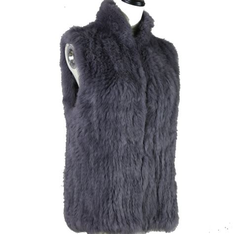 Womens Knitted Real Rabbit Fur Vest Pullover Solid Female Fashion Warm Coat Real Fur Aliexpress