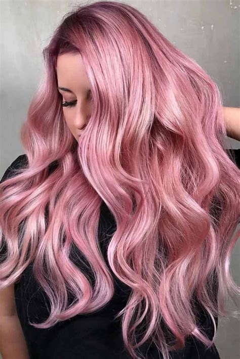 Why And How To Get A Rose Gold Hair Color Hair Color Rose Gold