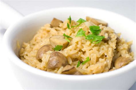 Rice Pilaf With Crimini Mushrooms Life S Ambrosia