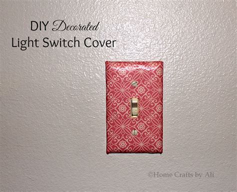 Diy Decorated Light Switch Cover Home Crafts By Ali