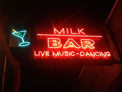 Milk Bar Live Music Dancing Neon Sign Flickr Photo Sharing
