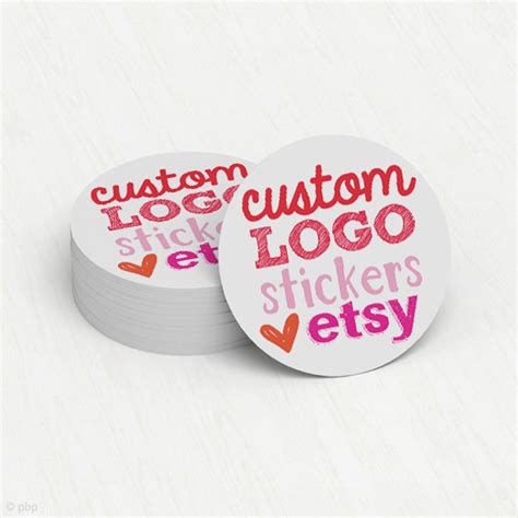 Custom Stickers Custom Logo Stickers Personalized Stickers Etsy
