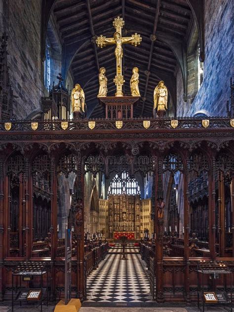 St Nicholas Cathedral Interior Newcastle Upon Tyne Uk Stock Image